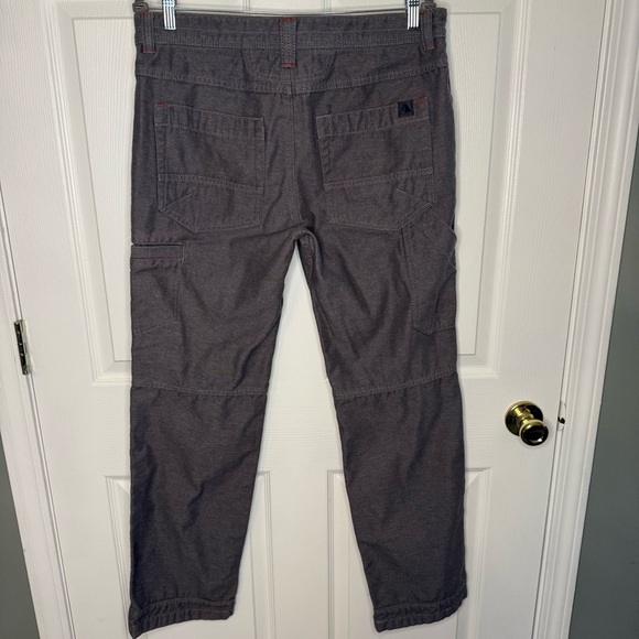 L.L. Bean Rare Mens Gray Canvas Heavy Duty Pants Style # 285620 Size 34L 32W GUC - Picture 5 of 8